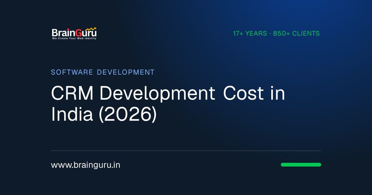 CRM Development Cost in India (2026): Custom Build vs Off-the-Shelf