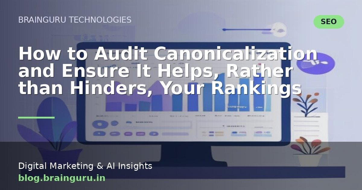How to Audit Canonicalization So It Helps Your Rankings