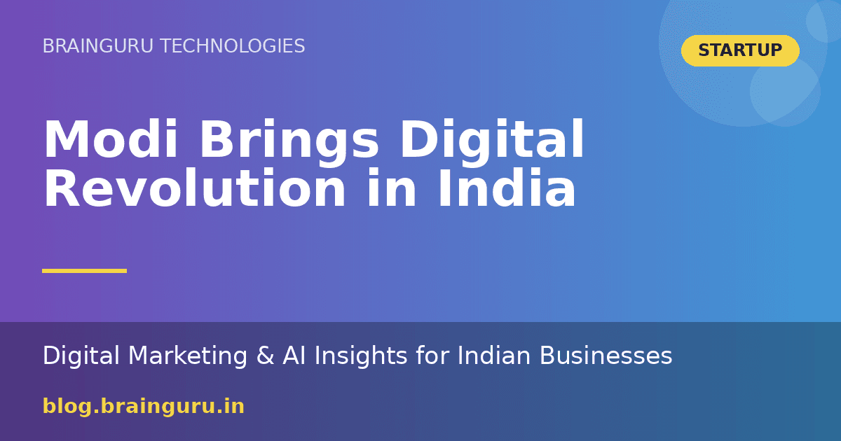 Digital India: What It Means for Businesses Going Online