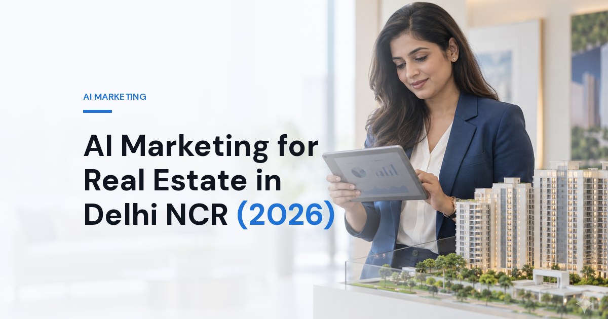 AI Marketing for Real Estate in Delhi NCR (2026): Lead-Cost Ranges and the AI Playbook