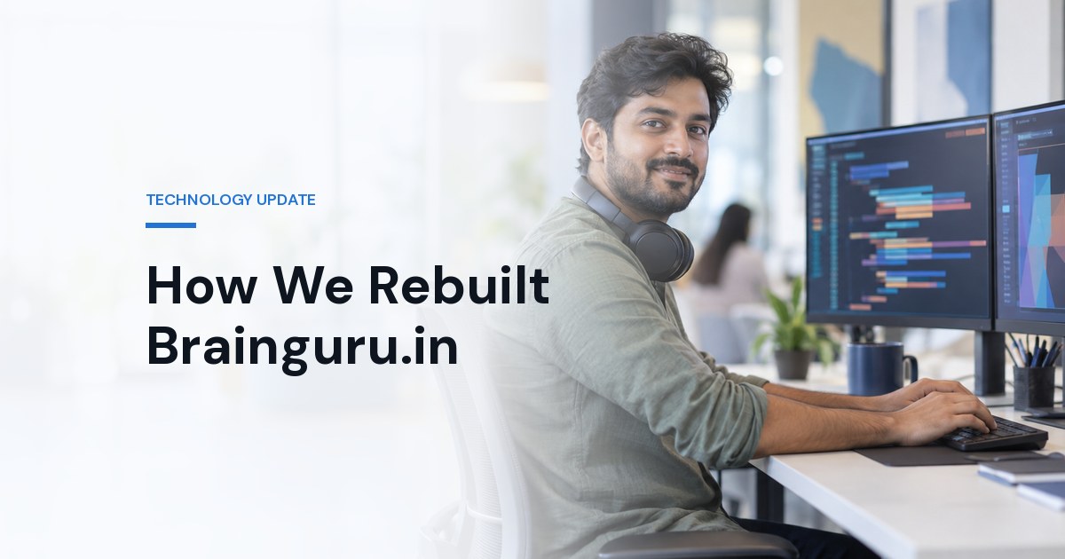 How We Rebuilt Brainguru.in: Two WordPress Sites Into One Next.js Application
