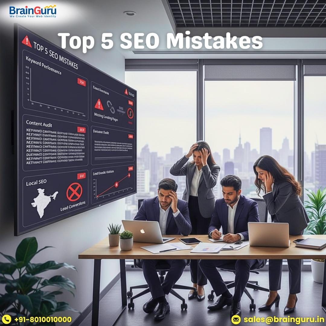 Top 5 SEO Mistakes Indian Businesses Still Make in 2025 - and How to Fix Them