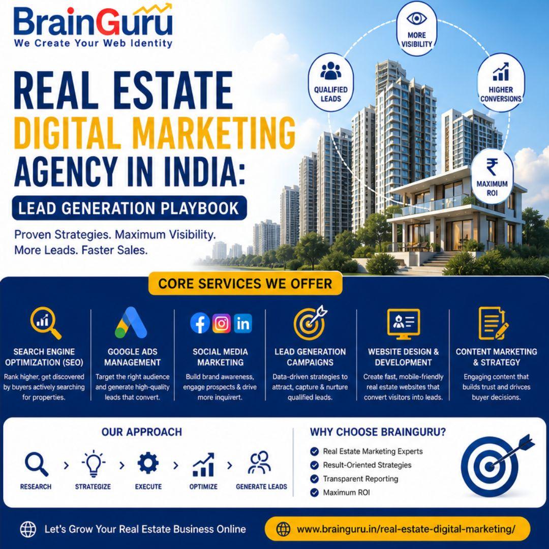 Real Estate Digital Marketing Agency India: Lead Generation Playbook (2026)