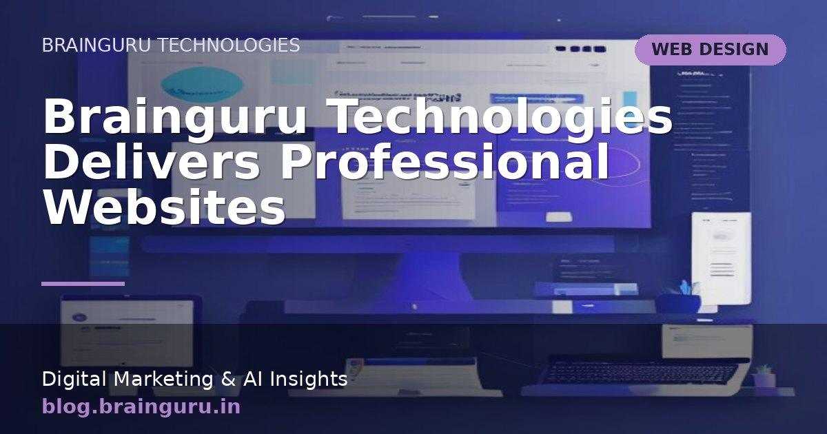 Brainguru Technologies Delivers Professional Websites