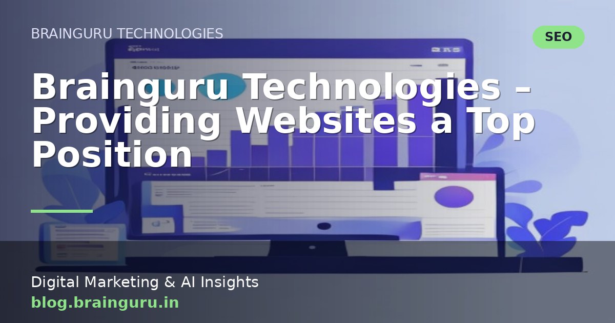 Brainguru Technologies – Providing Websites a Top Position