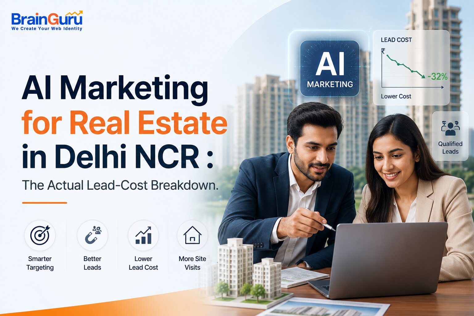 AI Marketing for Real Estate in Delhi NCR (2026): The Actual Lead-Cost Breakdown