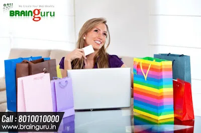 Indian woman shopping online on a smartphone, illustrating women-led e-commerce buying behaviour in India