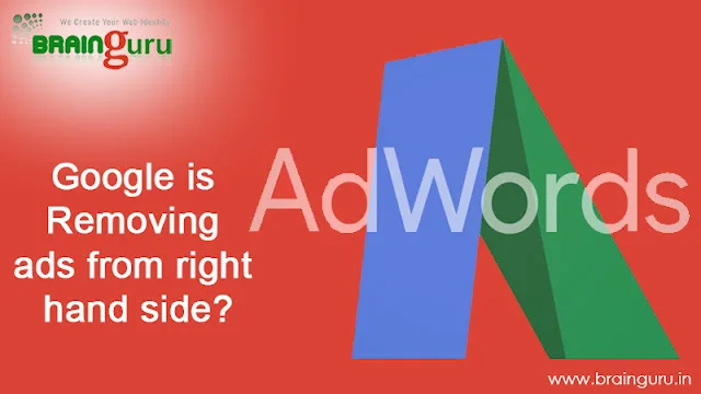 Diagram of Google desktop search results showing paid ads positioned at the top and bottom of the page instead of the right-hand sidebar