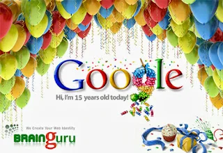Illustration marking Google's evolution as a search engine and the growth of its ranking algorithm over time