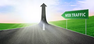 Diagram illustrating how to build website traffic using search engines through SEO and quality content
