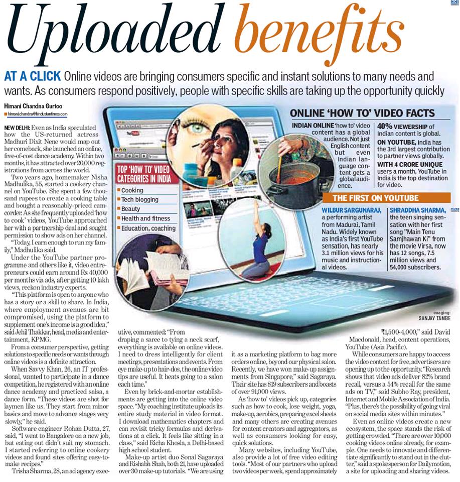 Online video marketing delivering consumer-specific, instant answers to a viewer's needs on a screen