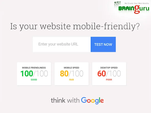 Testing a website for mobile-friendliness and page speed on both smartphone and desktop screens