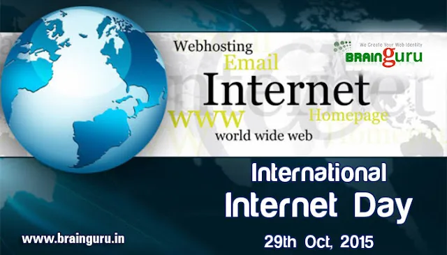 Timeline illustration celebrating the history and evolution of the internet from 1969 to today